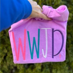 Colorful WWJD Graphic Tee